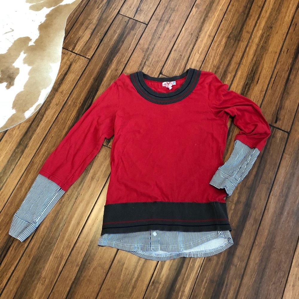 Faux layered Top